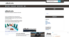 Desktop Screenshot of elbulli.info
